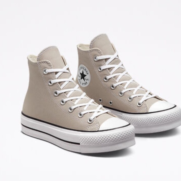CONVERSE ALL STAR LIFT PLATFORM CANVAS, SOLD OUT PAPYRUS COLOR. WOMENS SIZE 7.5 - Picture 4 of 9